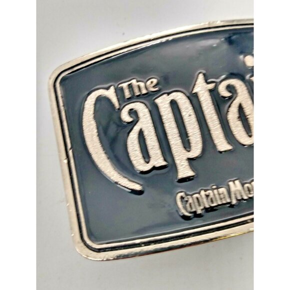 Vintage Captain Morgans Belt Buckle "The Captain"  3" x 2 3/8" & Playing Cards - Picture 5 of 11